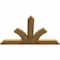 Ekena Millwork Richland Rough Sawn Timber Gable Bracket, Western Red Cedar, 60"W x 38"H x 2"D x 6"F, 15/12 Pitch GBW060X38X0206RIC00RWR - alternate 5
